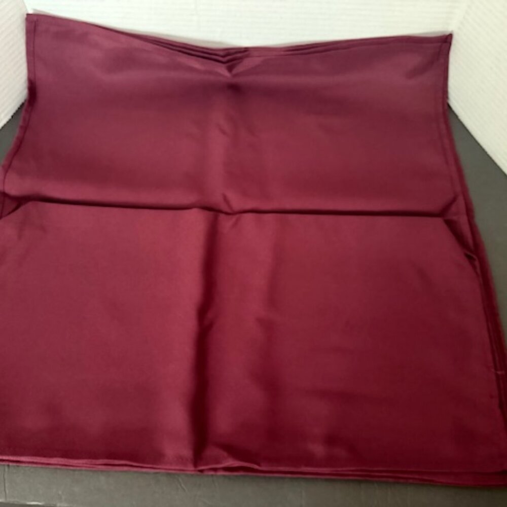 Bulk NEW Cotton Blend Cloth Napkins - Burgundy - 40 - Picture 3 of 5